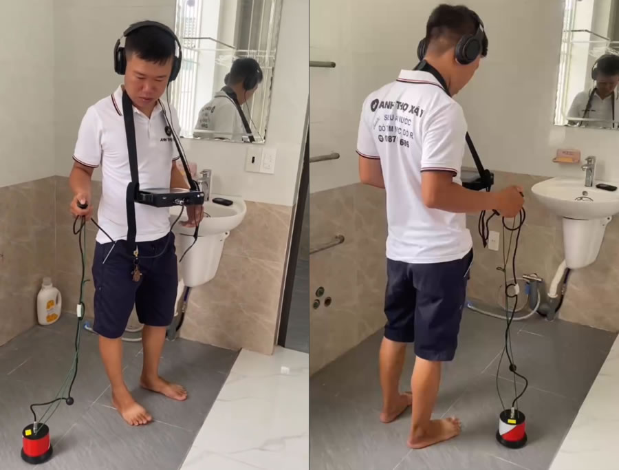 Dịch vụ dò tìm rò rỉ ống nước tại Vinh Nghệ An