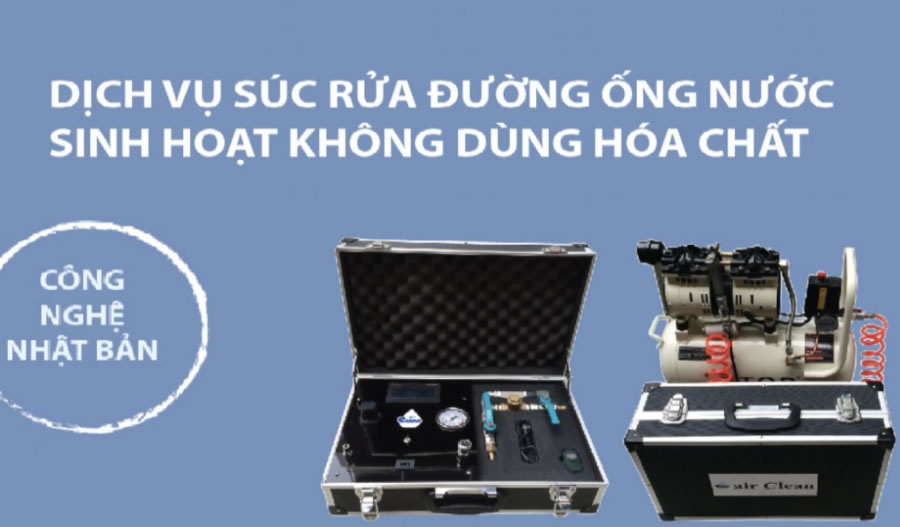 Dịch vụ sục rửa vệ sinh đường ống nước sinh hoạt tại Đồng Hới Quảng Bình